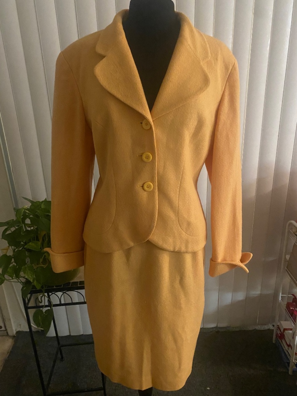 Christian Dior Yellow Women’s Suit from Neiman Marcus - Vintage - Picture 3 of 3